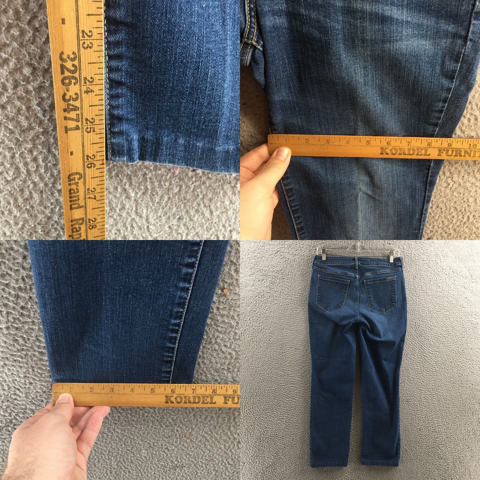 Eddie Bauer Eddie Bauer Jeans Womens 6 Blue Denim Straight Leg Mid Rise Jeans Womens Regular Slim Straight Blue Jeans 6 Mens Womens Size 28" / US 6 / IT 42 - 8 Thumbnail