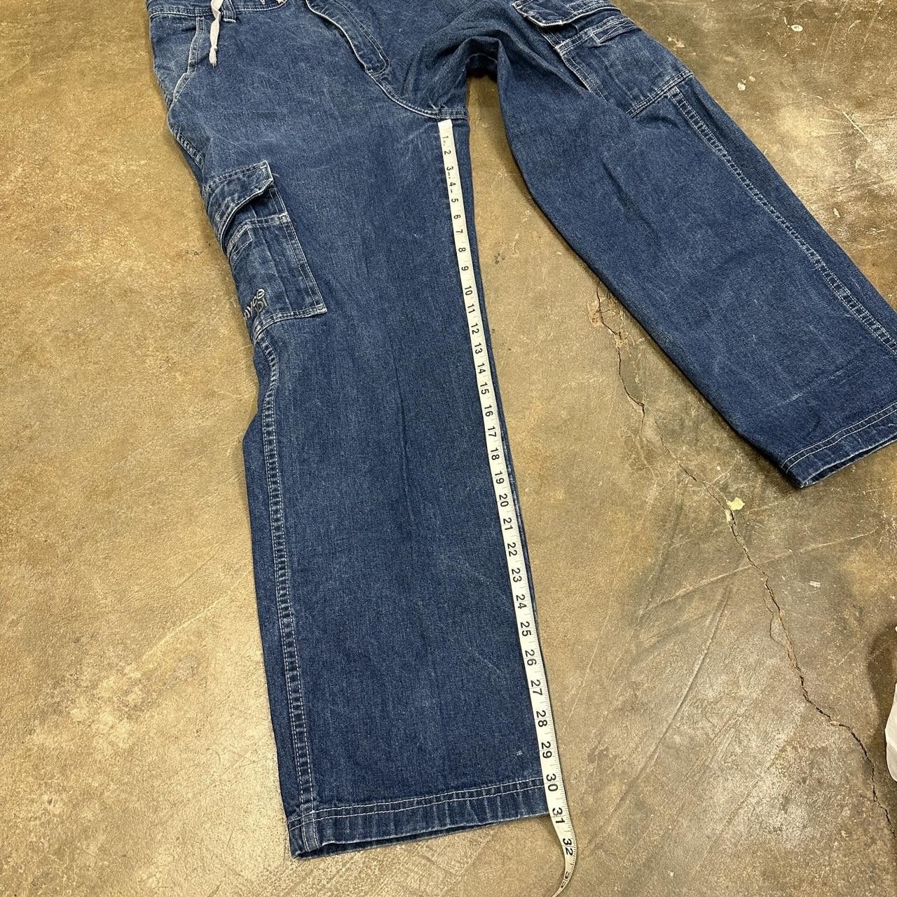 Enyce Y2K Enyce 101 Baggy Cargo Jeans 36 x 31 Size US 36 / EU 52 - 3 Thumbnail