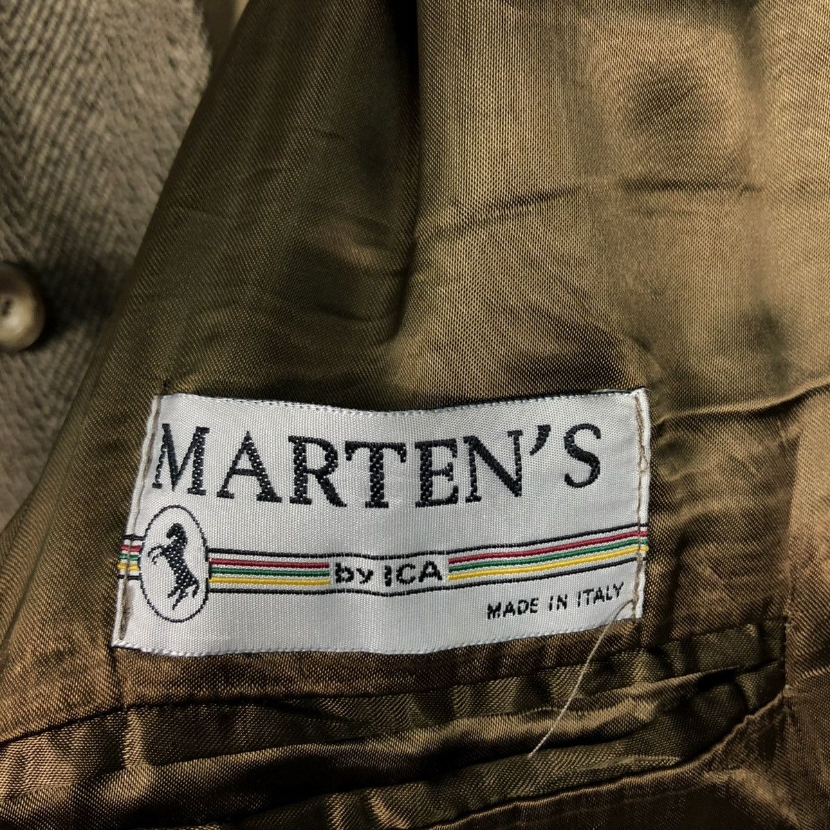 Vintage 🔥RICH BROWN LONG COATS WOOL HERRINGBONE MARTEN’S CASHMERE Size US M / EU 48-50 / 2 - 19 Thumbnail
