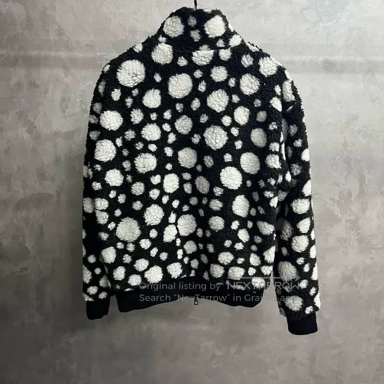 Louis Vuitton Louis Vuitton Black polka-dot fleece zip-up collar jacket Size US S / EU 44-46 / 1 - 5 Thumbnail