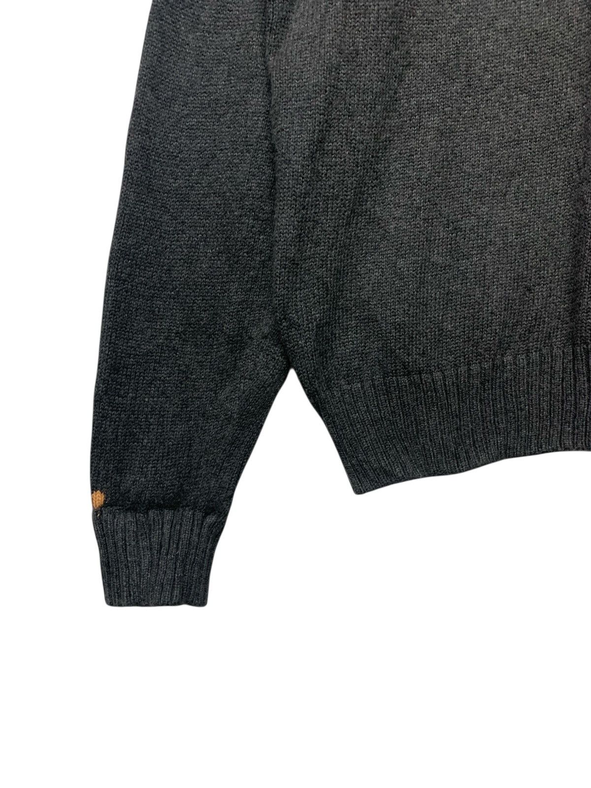 Polo Ralph Lauren 90's Polo Ralph Lauren Small Logo Half Button Knitwear Size US L / EU 52-54 / 3 - 8 Thumbnail