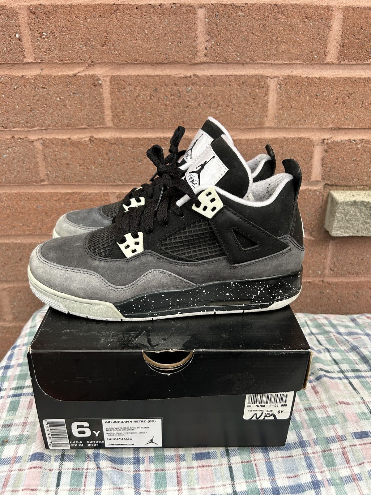 Jordan Brand × Nike Air Jordan 4 Retro Fear Pack Size US 6 / EU 39 - 8 Thumbnail