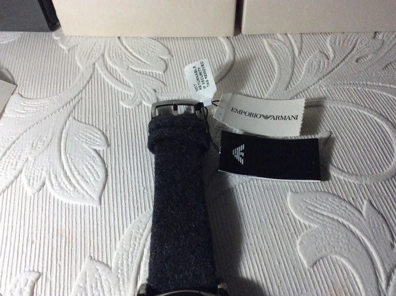 Emporio Armani Emporio Armani men's black watch Size ONE SIZE - 6 Thumbnail