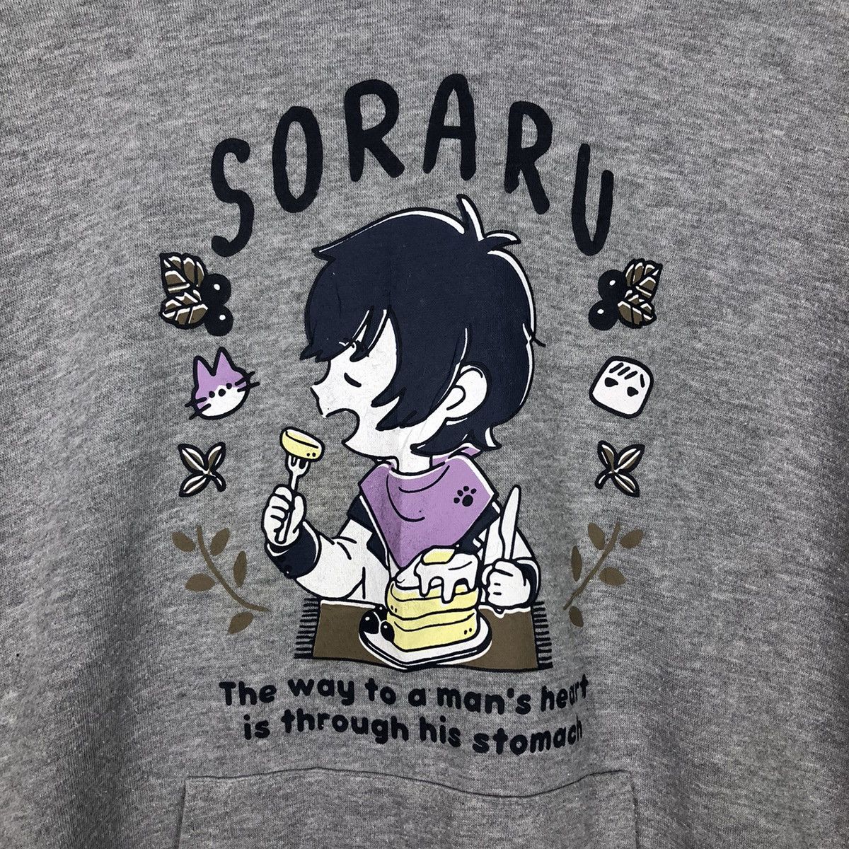 Cartoon Network 📌Vintage Hoodie Pull Over Soraru Cartoon Big Logo Size US M / EU 48-50 / 2 - 16 Thumbnail