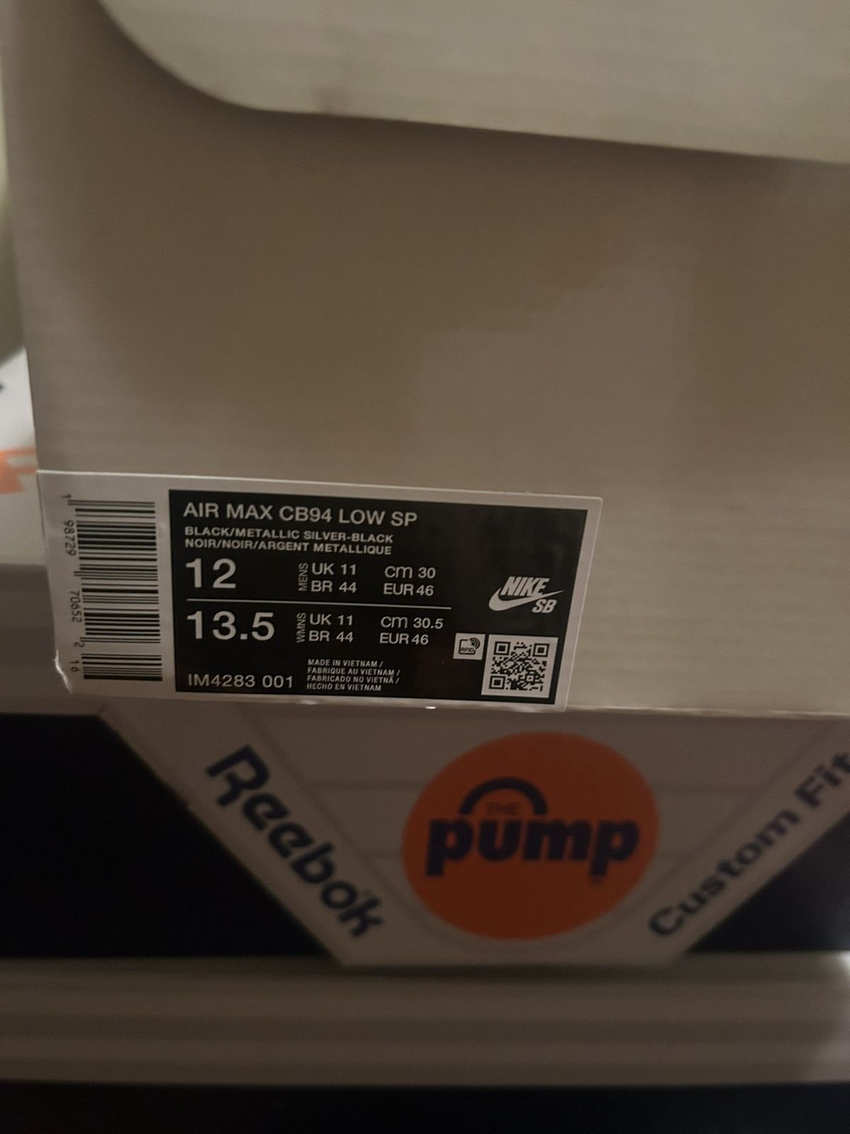 Nike × Supreme Nike SB Air Max 2 CB '94 Low Supreme Black Size US 12 / EU 45 - 9 Thumbnail
