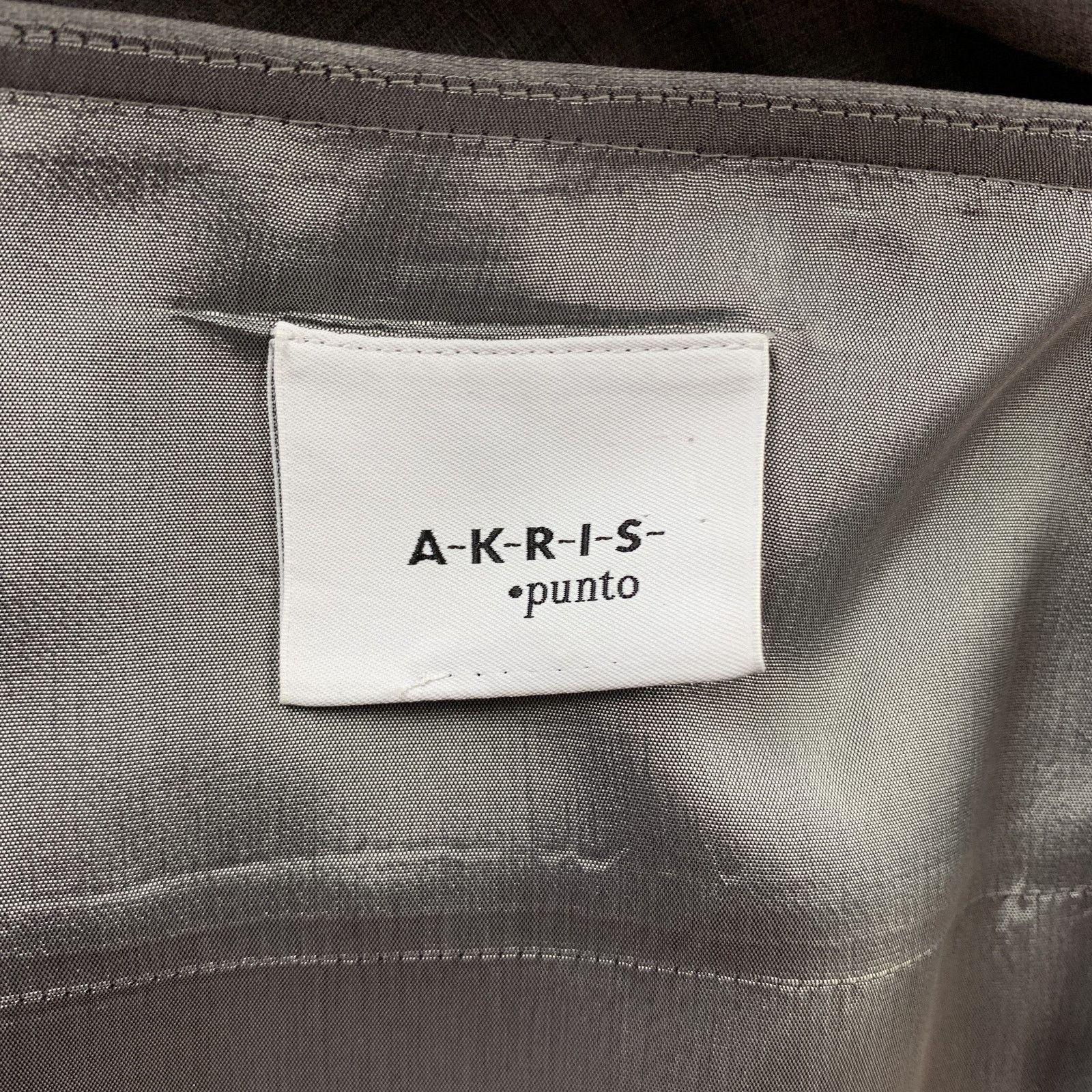 Akris AKRIS Size 6 Grey Heather Viscose Scoop Neck Shift Dress Size M / US 6-8 / IT 42-44 - 5 Thumbnail