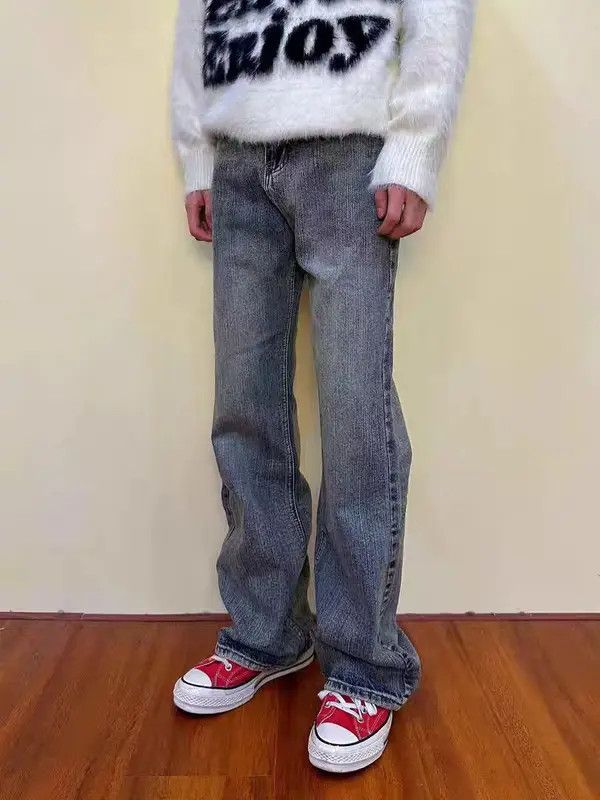 Japanese Brand Kagawa x Ahata Washed Vintage Simple Straight Bootcut Jeans Size US 34 / EU 50 - 6 Thumbnail