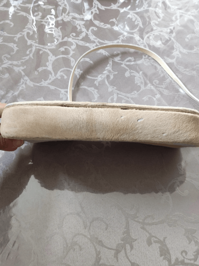 Dior × Leather Dior Bag Malice Saddle Shoulder Hodo Fur Era Galliano EX0031 Size ONE SIZE - 11 Thumbnail