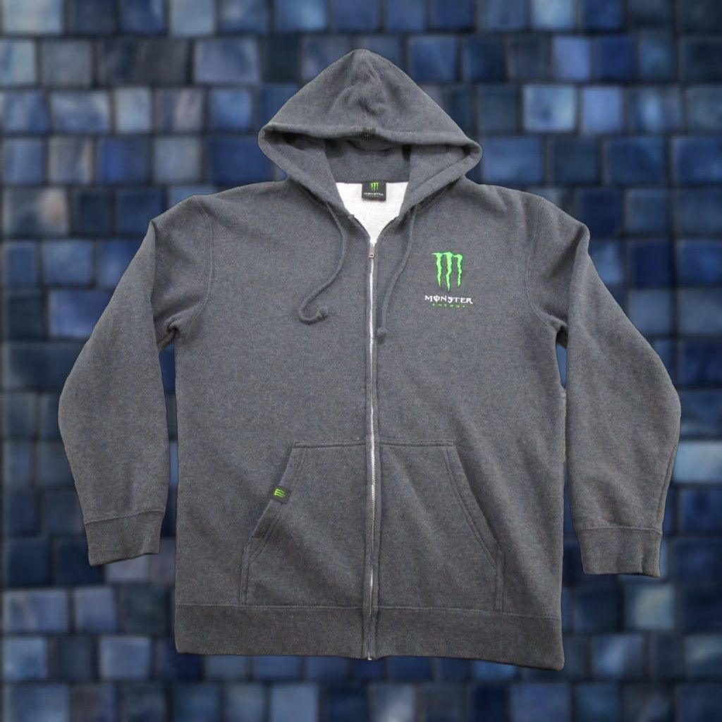 Designer × Streetwear × Vintage 74 is war zip up hooded sweatshirt