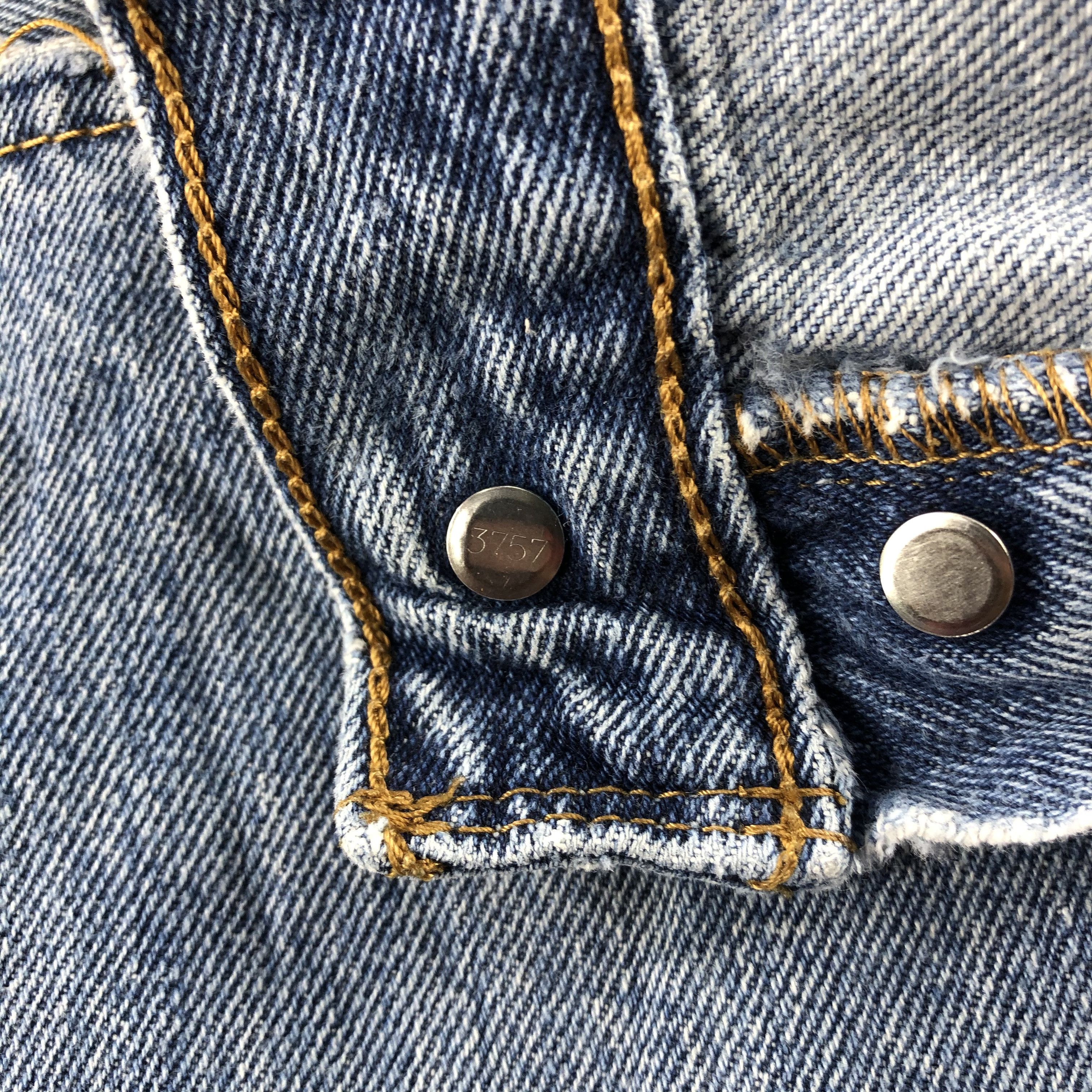 Levi's Vintage Blue Wash Levis 501 Jeans-JM3043 Size US 30 / EU 46 - 11 Thumbnail