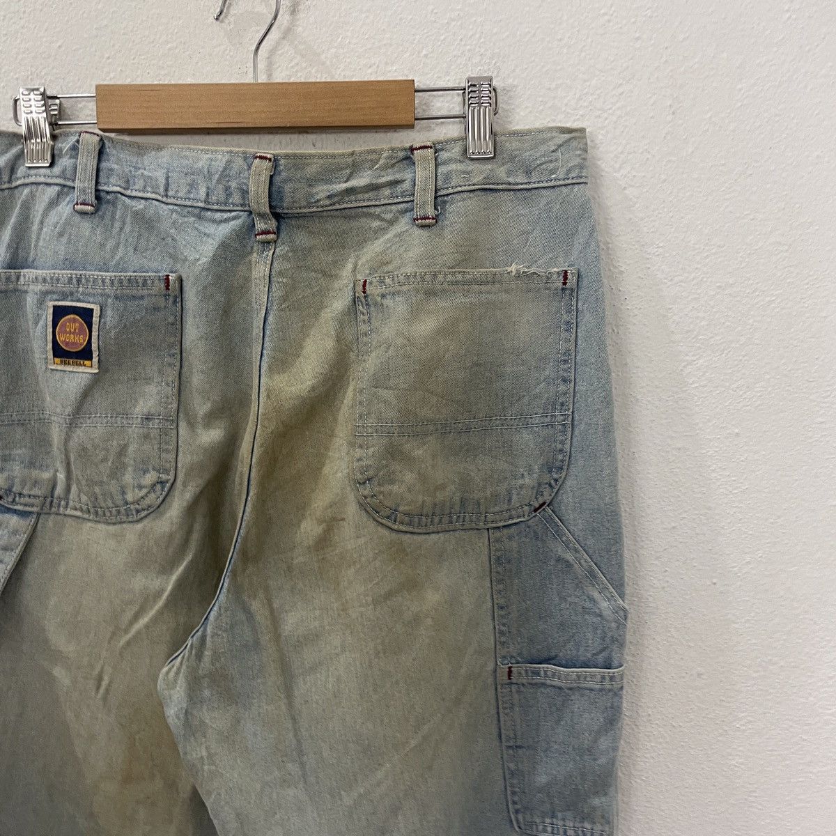 Japanese Brand Vintage Bee Bell Workwear Denim Jeans Size US 31 - 8 Thumbnail
