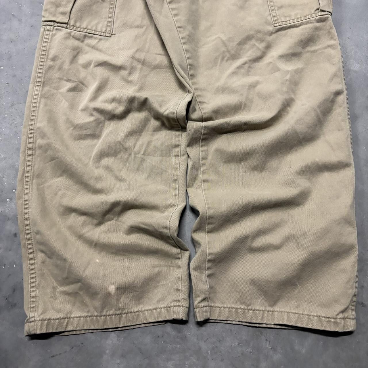 Japanese Brand × Vintage Crazy Vintage Y2K/2000s Baggy Khaki Streetwear Skater Cargo Pants! Size US 30 / EU 46 - 6 Thumbnail