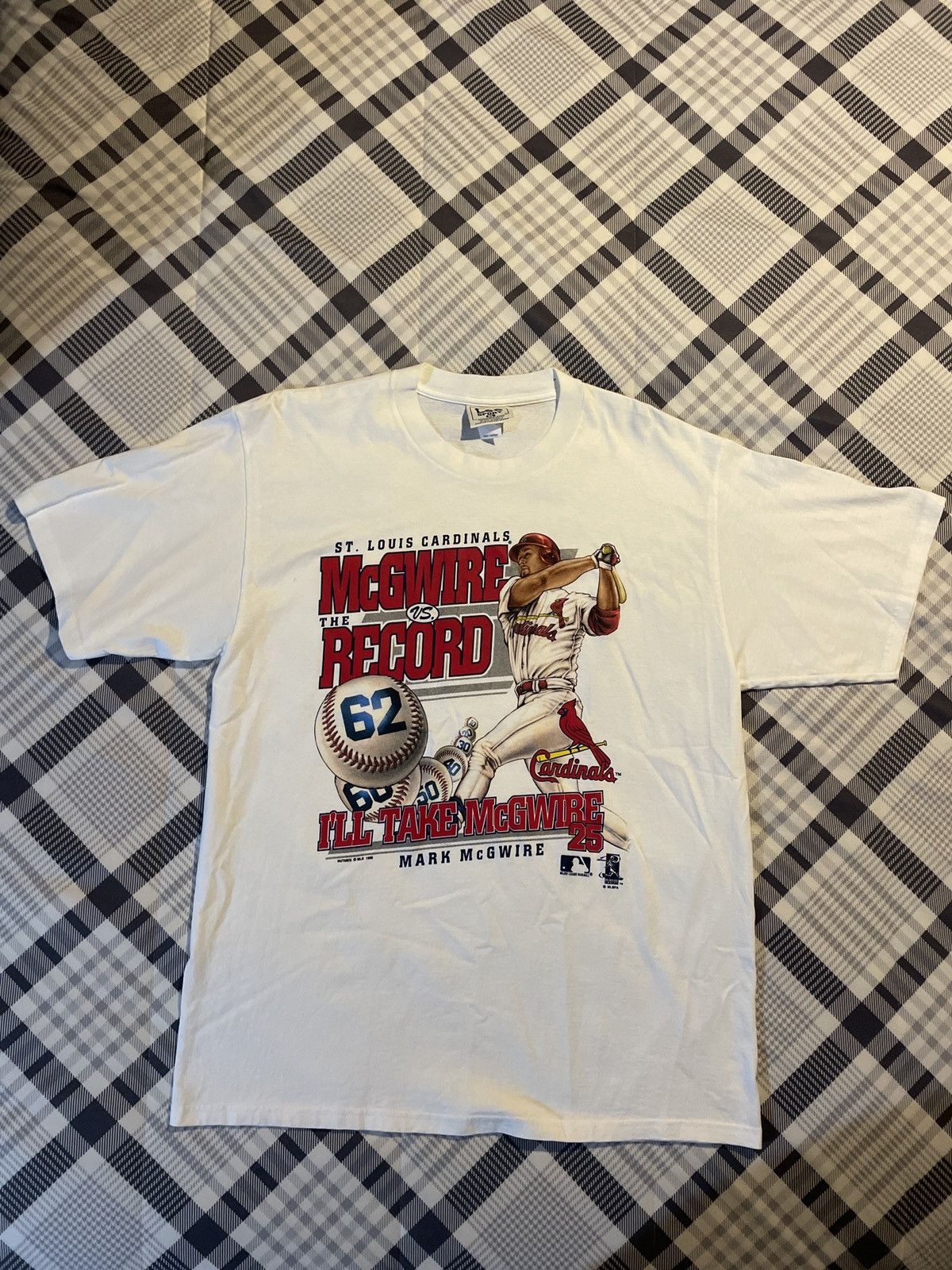 Lee Mark McGwire vs. The Record Vintage Tee Size US XL / EU 56 / 4 - 1 Thumbnail