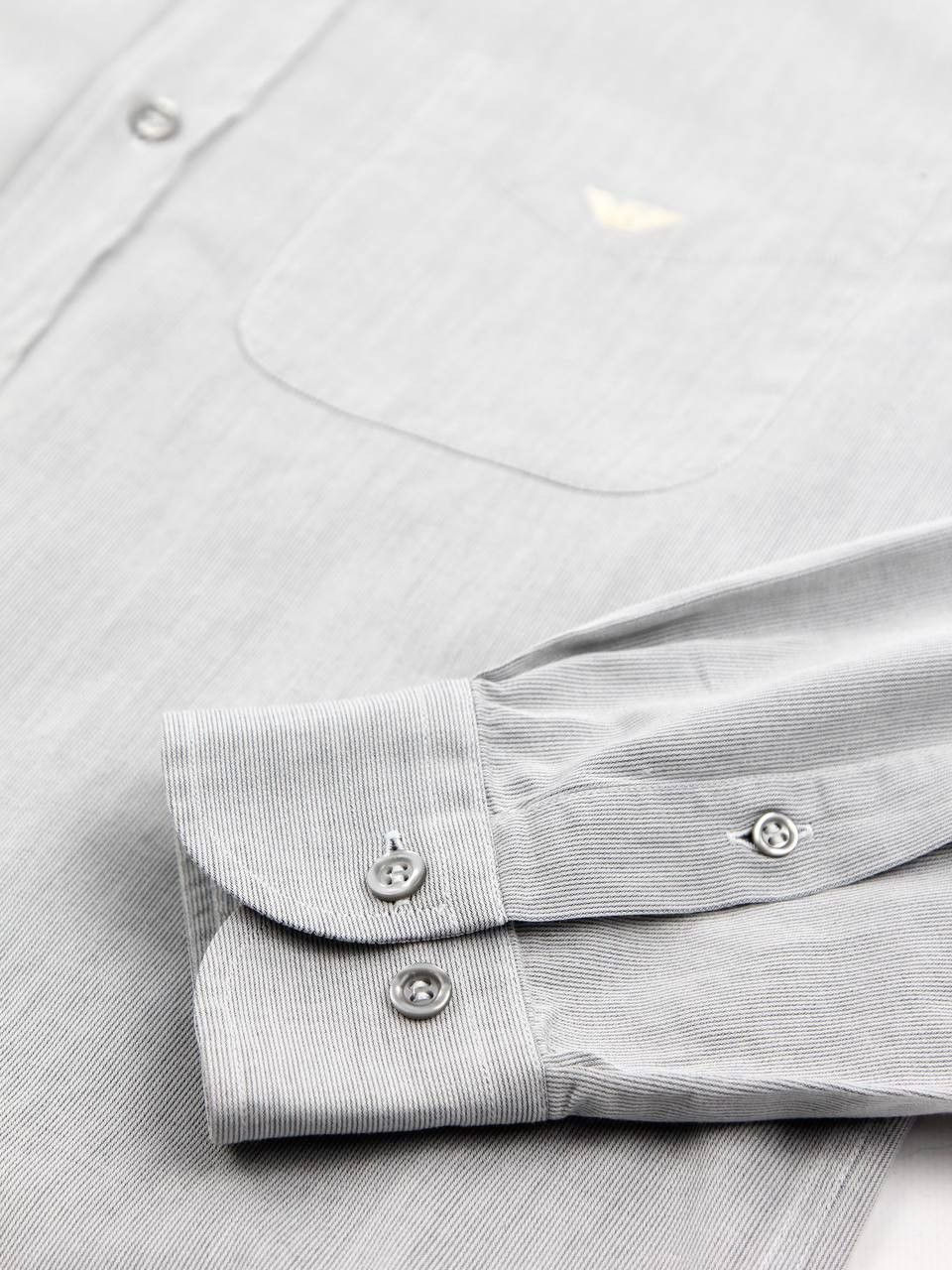 Emporio Armani EMPORIO ARMANI Cotton shirt with logo Size US L / EU 52-54 / 3 - 9 Thumbnail