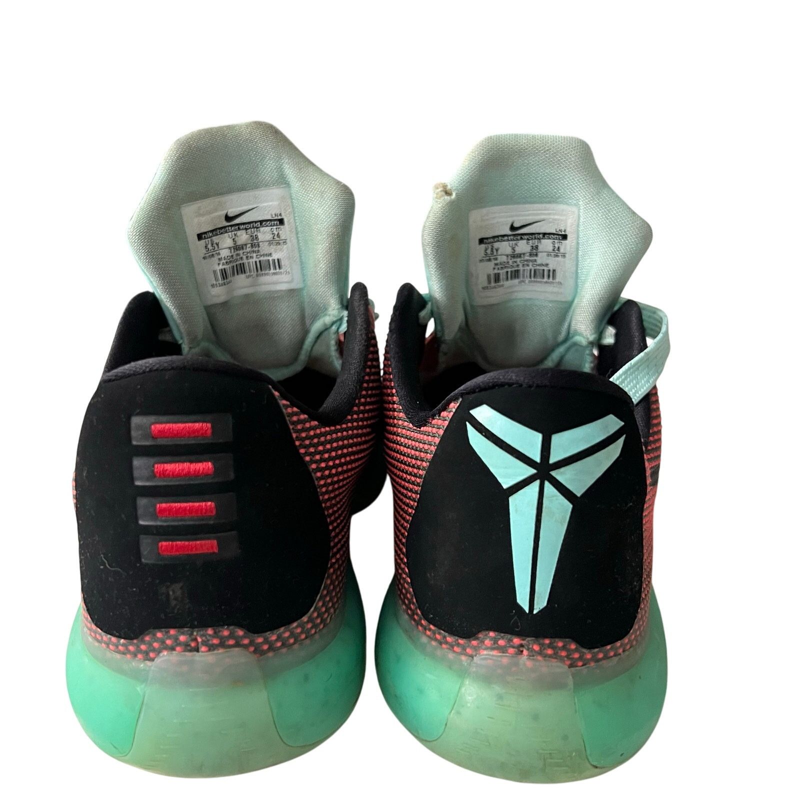 Nike Nike Kobe X Easter Basketball 5.5Y 726067-808 Lava Sneakers Size US 5.5 / EU 38 - 6 Thumbnail