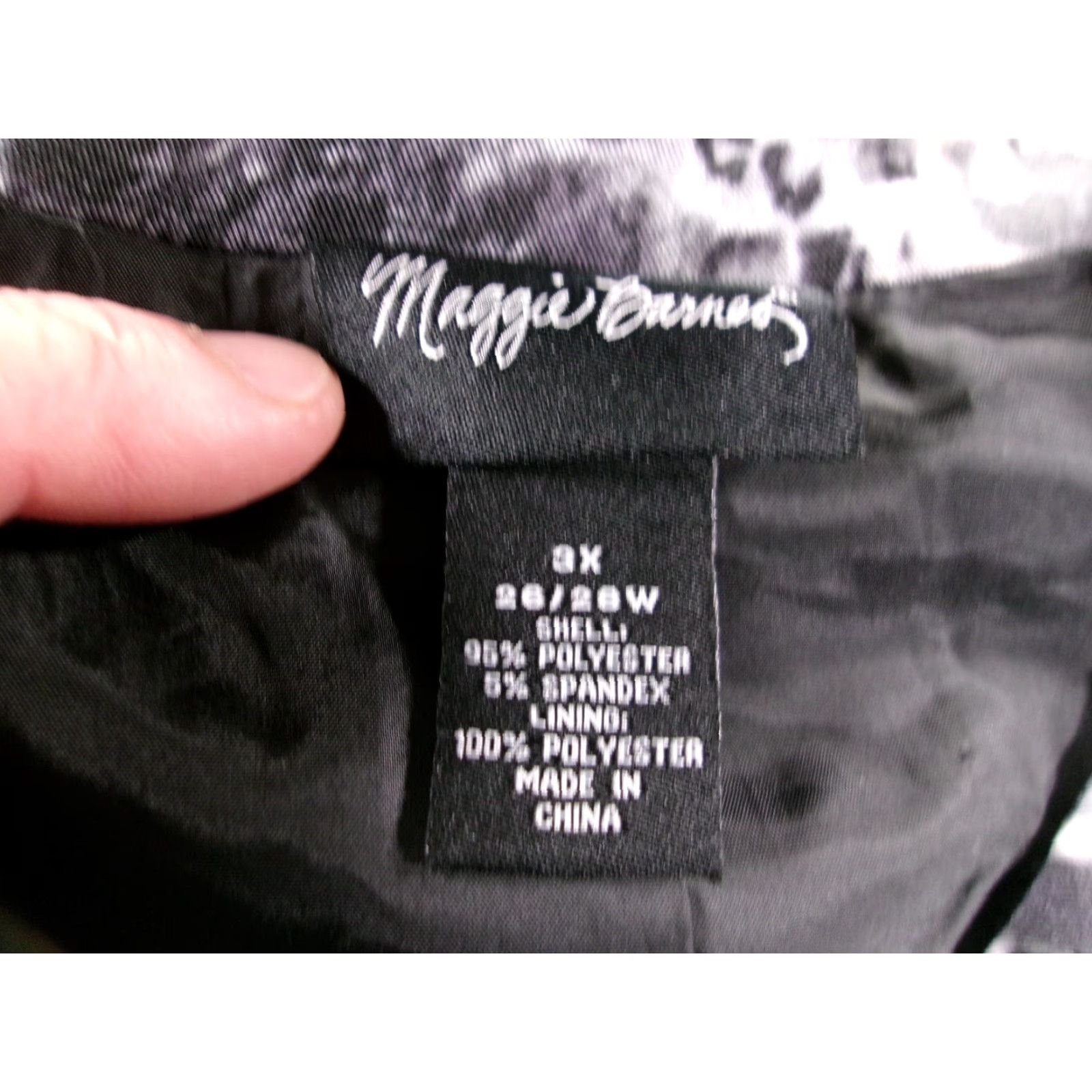 Vintage Maggie Barnes Blazer Women 3X Black Blazer 3X Womens Vintage 80s 90s Classic Preppy USA Casual Business Open Size XXL / US 16-18 / IT 52-54 - 6 Thumbnail