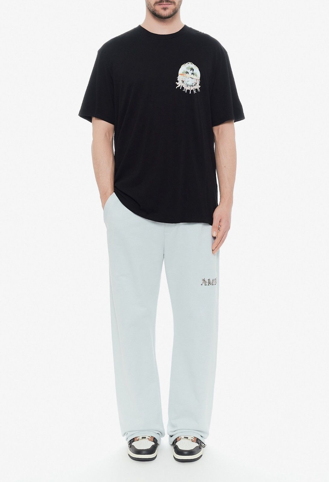 Amiri Last Size!!! Amiri Cherub Logo Print T-Shirt Size US XXL / EU 58 / 5 - 4 Thumbnail