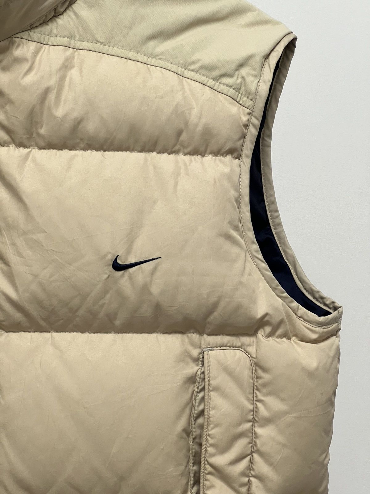 Nike × Vintage Vintage Nike Y2K Puffer Vest w/ Hood Size US M / EU 48-50 / 2 - 5 Thumbnail