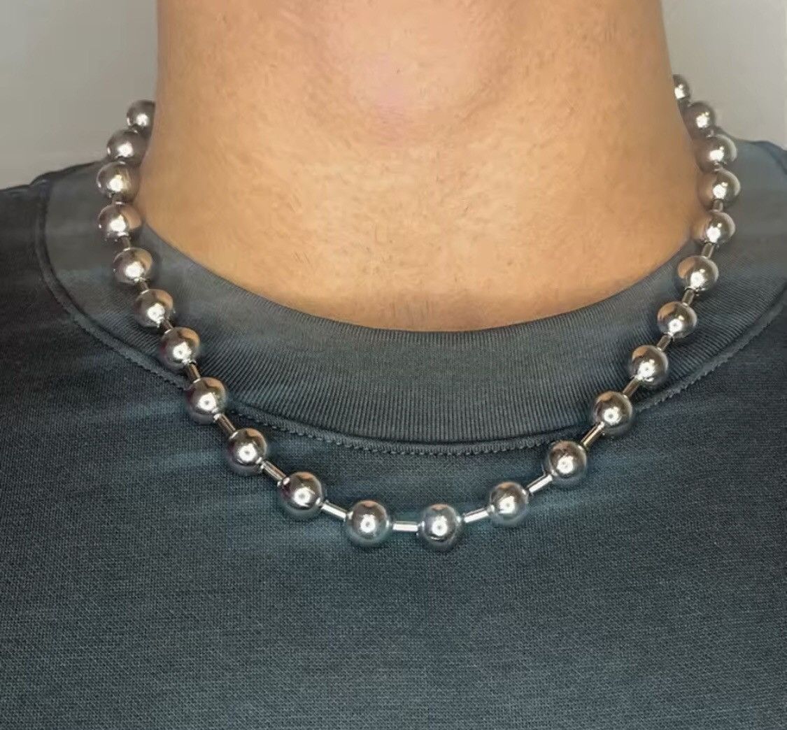 Japanese Brand Y2K Ball Chain Choker Necklace Size ONE SIZE - 2 Thumbnail