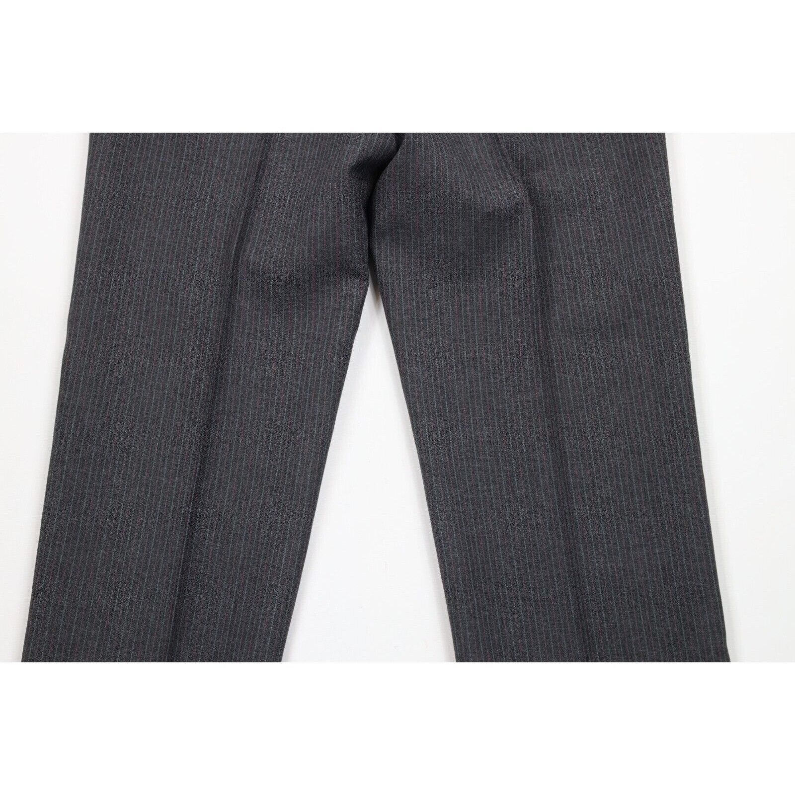 Vintage Vintage 70s Streetwear Wool Striped 2 Piece Wedding Suit Size 42R - 19 Thumbnail
