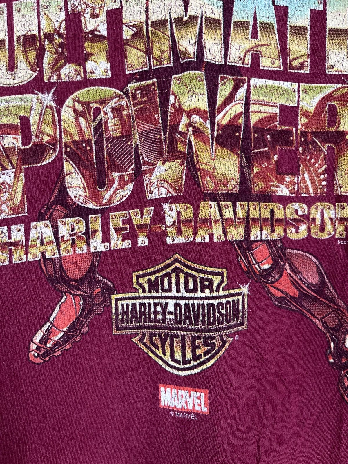 Harley Davidson Harley Davidson x Marvel Ultimate Power Iron Man T-shirt Size US M / EU 48-50 / 2 - 5 Thumbnail