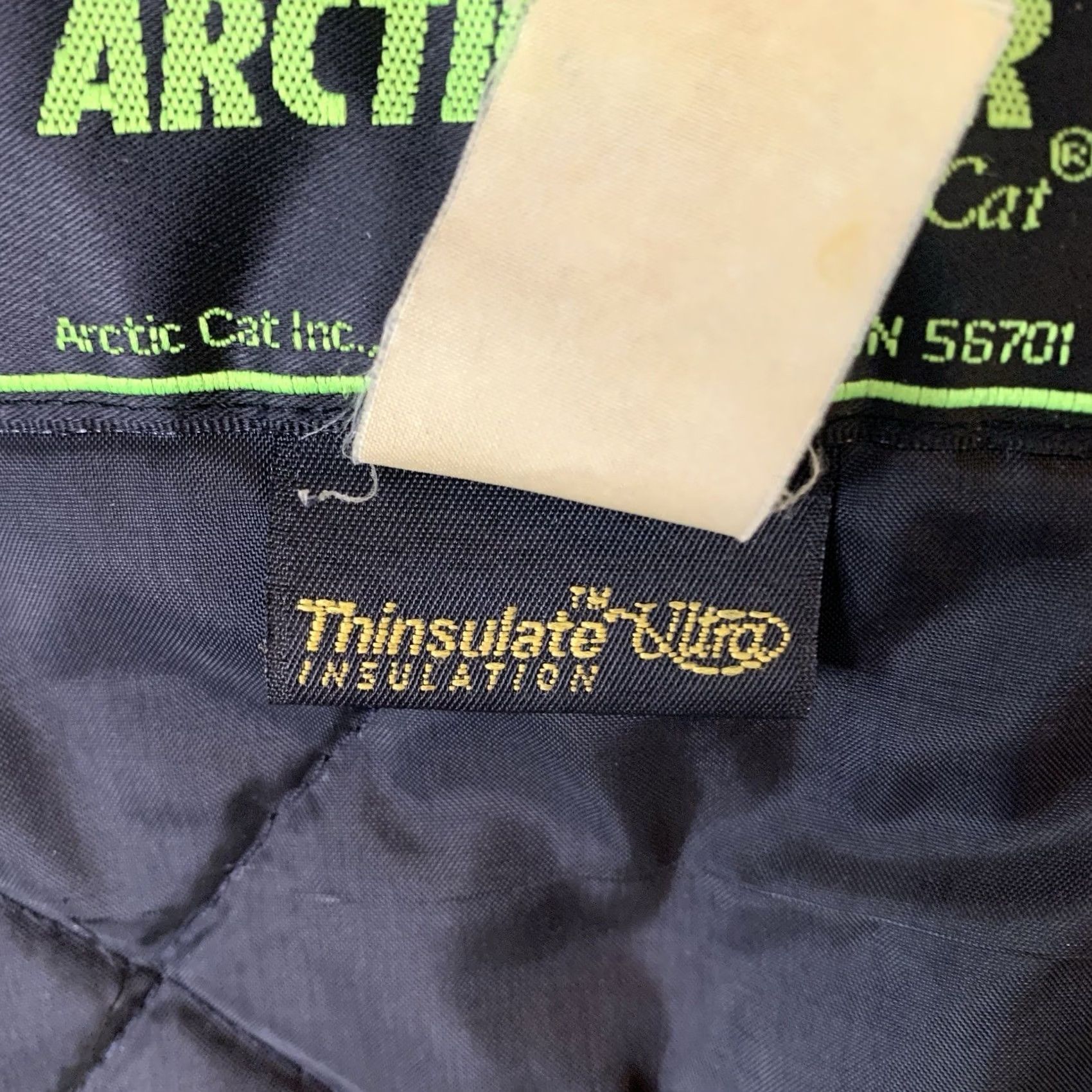Vintage VINTAGE Arctic Cat Jacket Mens XL Green & Black 2in1 Coat Nitro Thinsulate Snowmobile Hoodie? Size US XL / EU 56 / 4 - 6 Thumbnail