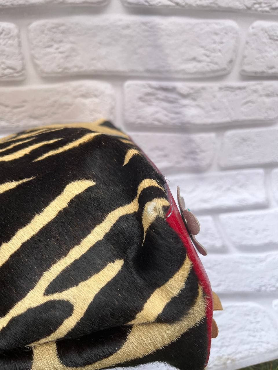 Other gabs leather bag with animal print and red leather details. Size ONE SIZE - 13 Thumbnail
