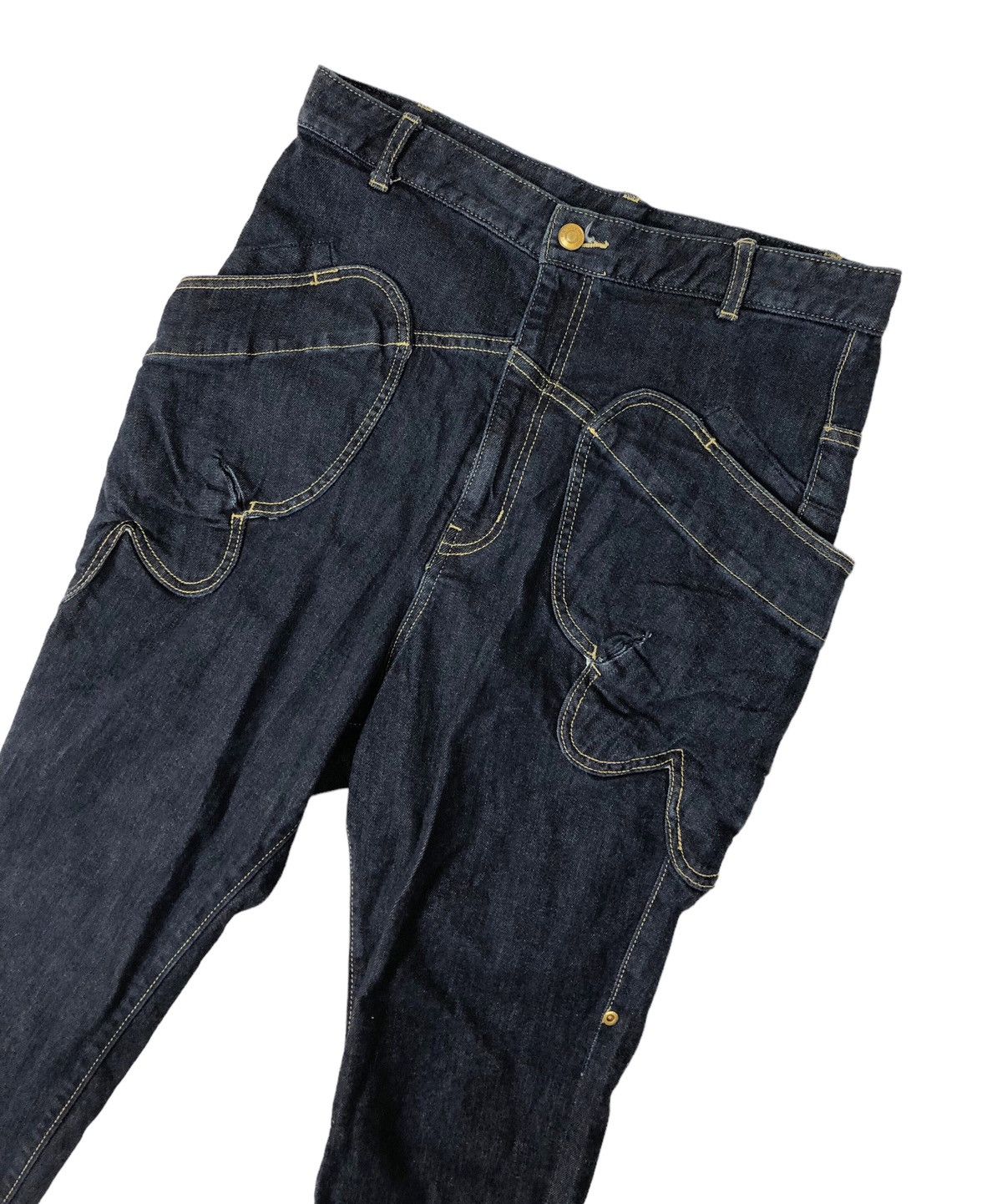 Issey Miyake Mercibeaucoup by ISSEY MIYAKE Rare Pocket Design Jeans Size US 31 - 1 Thumbnail