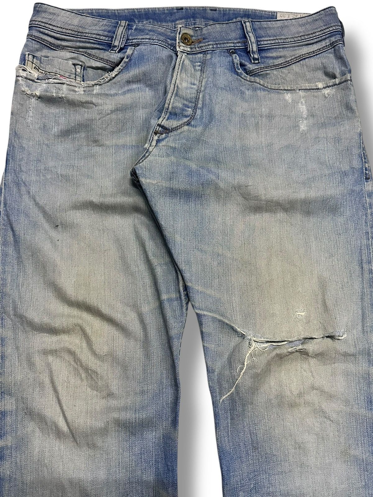 Diesel Diesel Vintage Jeans With Regular Slim Loose and Faded Wash Size US 33 - 3 Thumbnail
