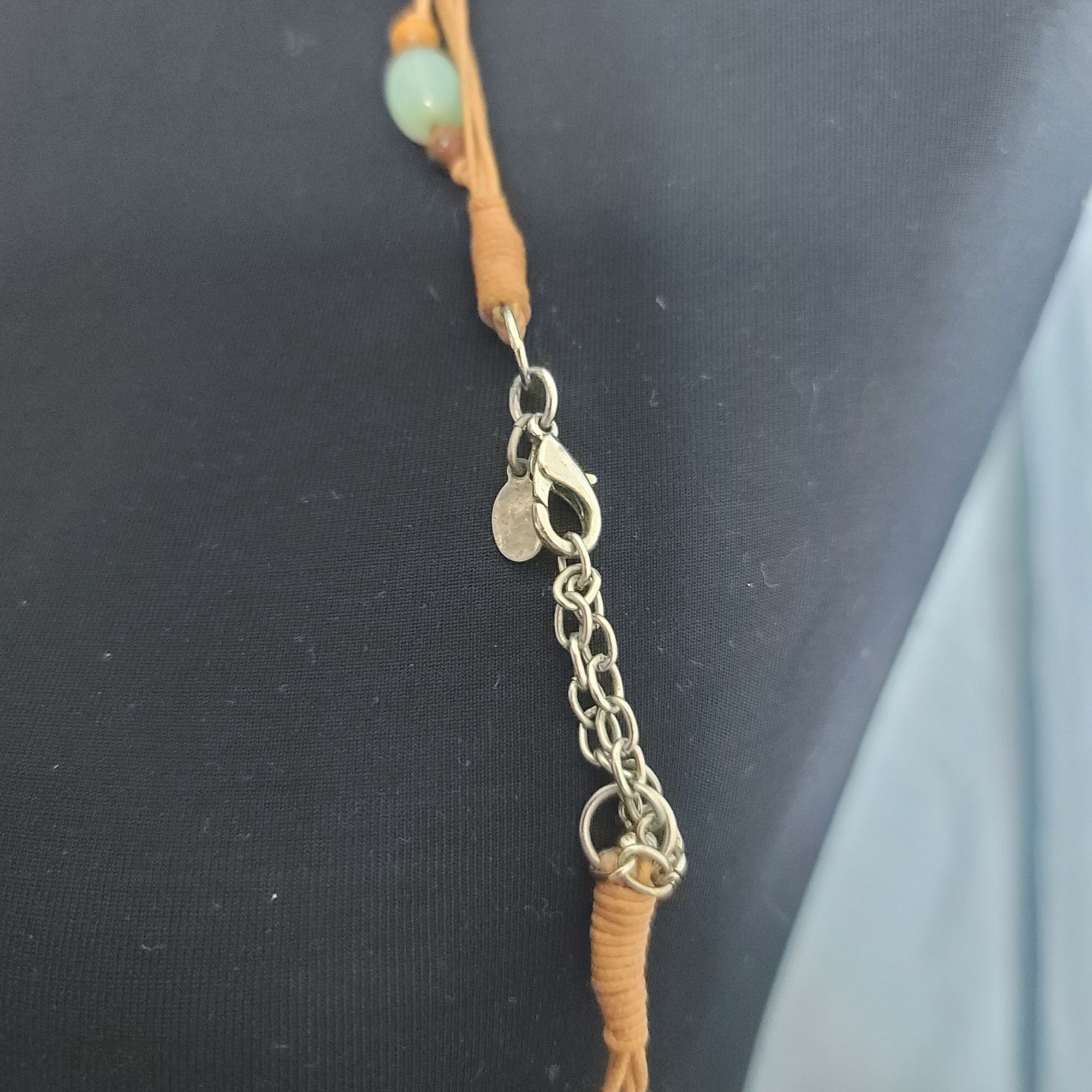 Chicos Chico's Vintage Beaded Necklace Wood Glass Beads Bohemian St Size ONE SIZE - 8 Thumbnail
