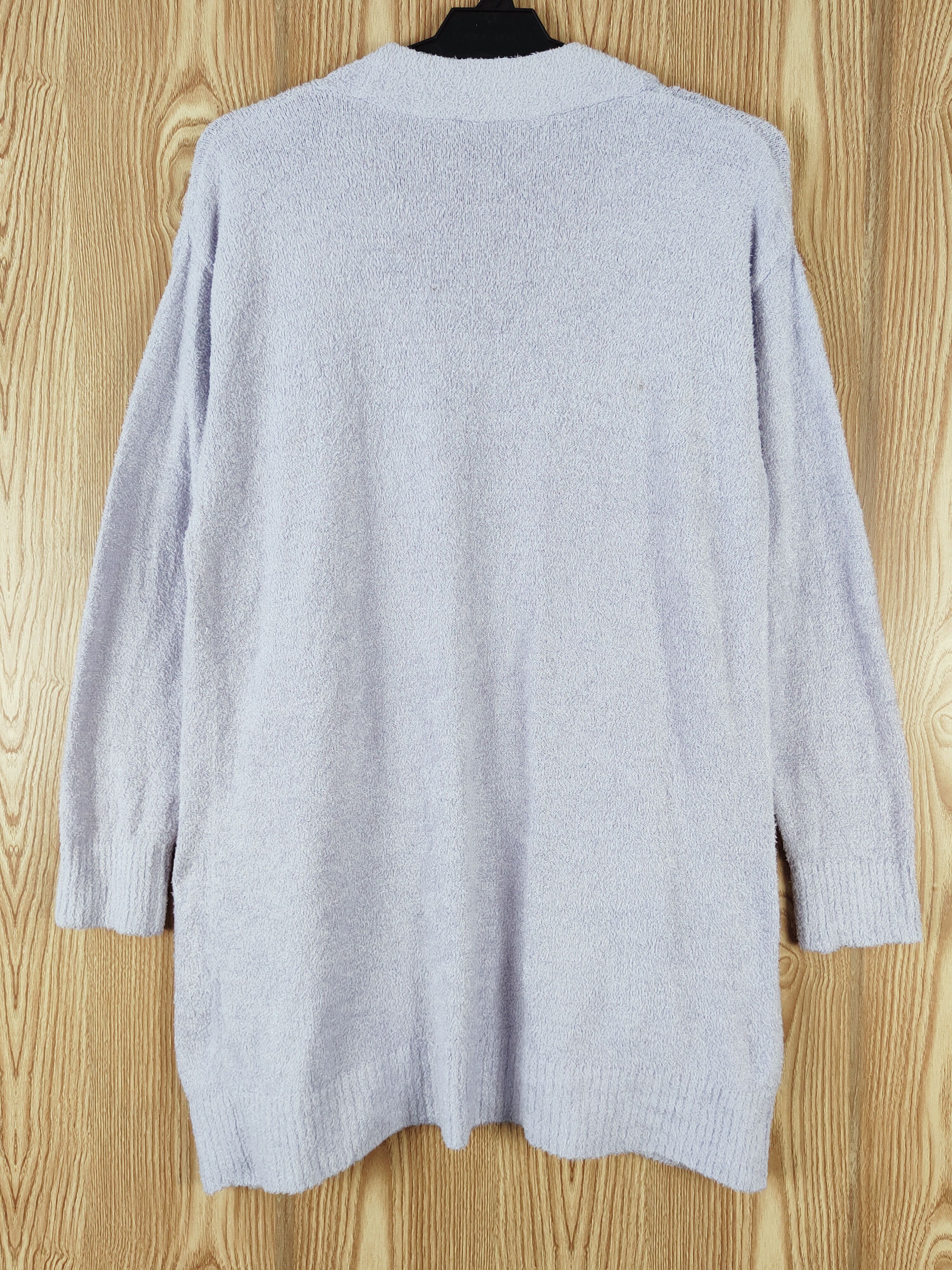Japanese Brand Uniqlo Purple Knitwear fleece fur Cardigan #W474 Size M / US 6-8 / IT 42-44 - 7 Thumbnail