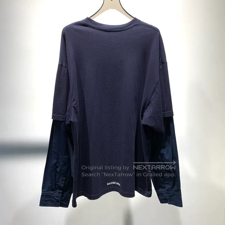Balenciaga Balenciaga Fake Two-Piece Sweater Size US S / EU 44-46 / 1 - 6 Thumbnail