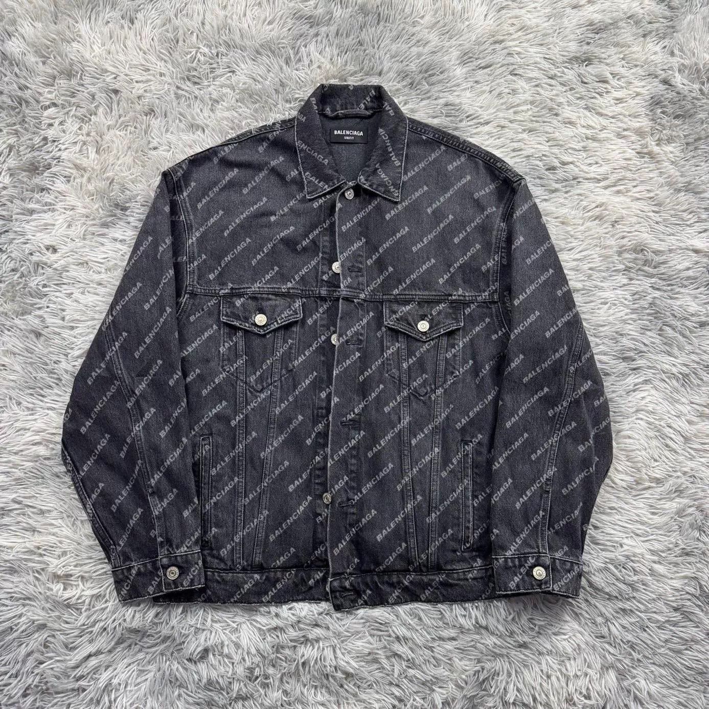 Balenciaga Balenciaga Denim Jacket Outerwear Size US S / EU 44-46 / 1 - 1 Thumbnail
