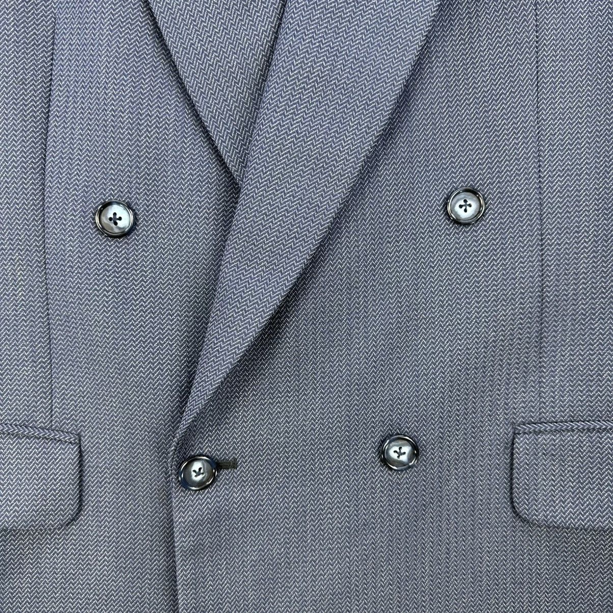 Givenchy Vintage Givenchy Pines Tailor Double Breasted Blazer Coat Size US XL / EU 56 / 4 - 8 Thumbnail