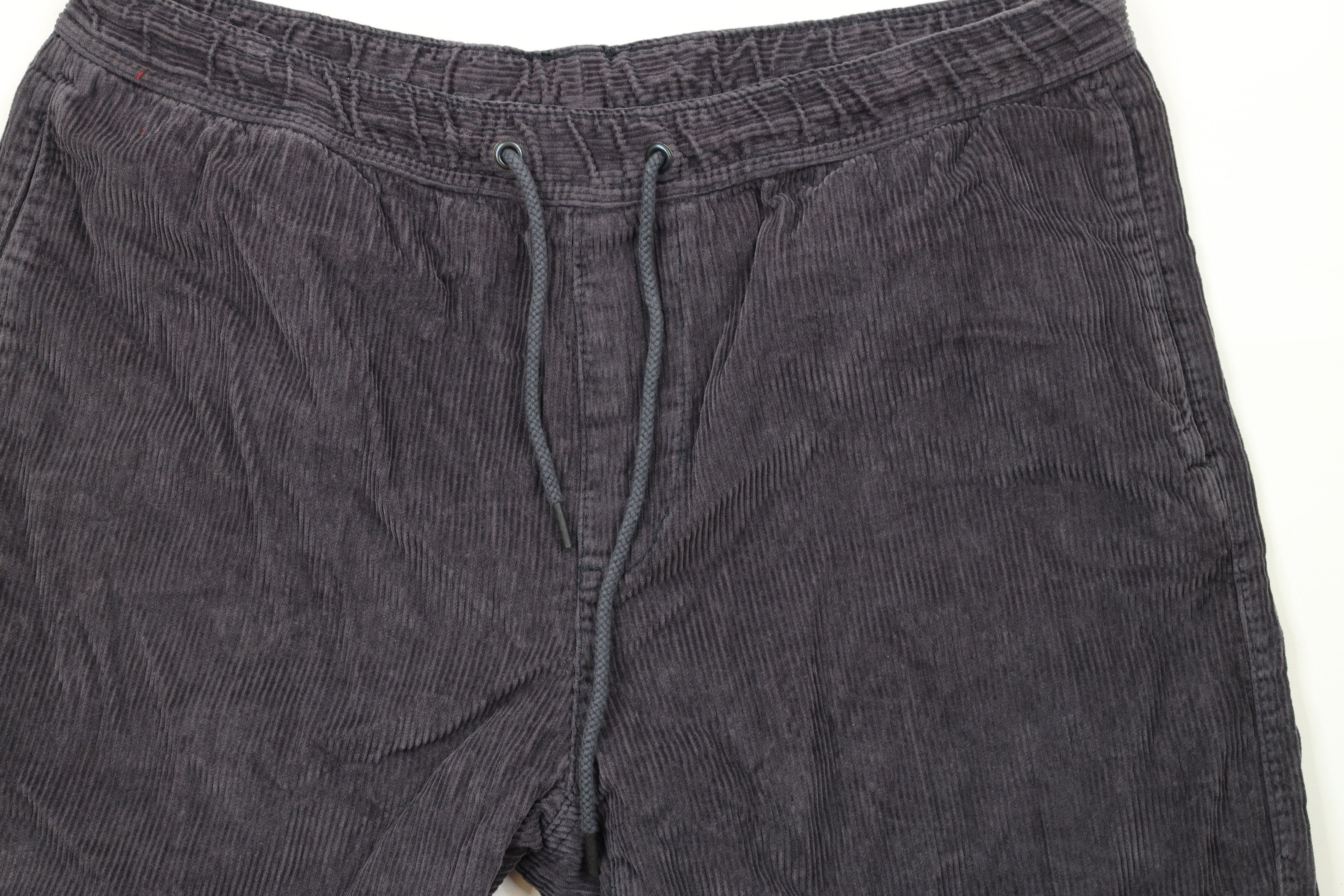 Vintage Vintage 90s Streetwear Knee Corduroy Shorts Gray Cotton Size US 36 / EU 52 - 3 Thumbnail