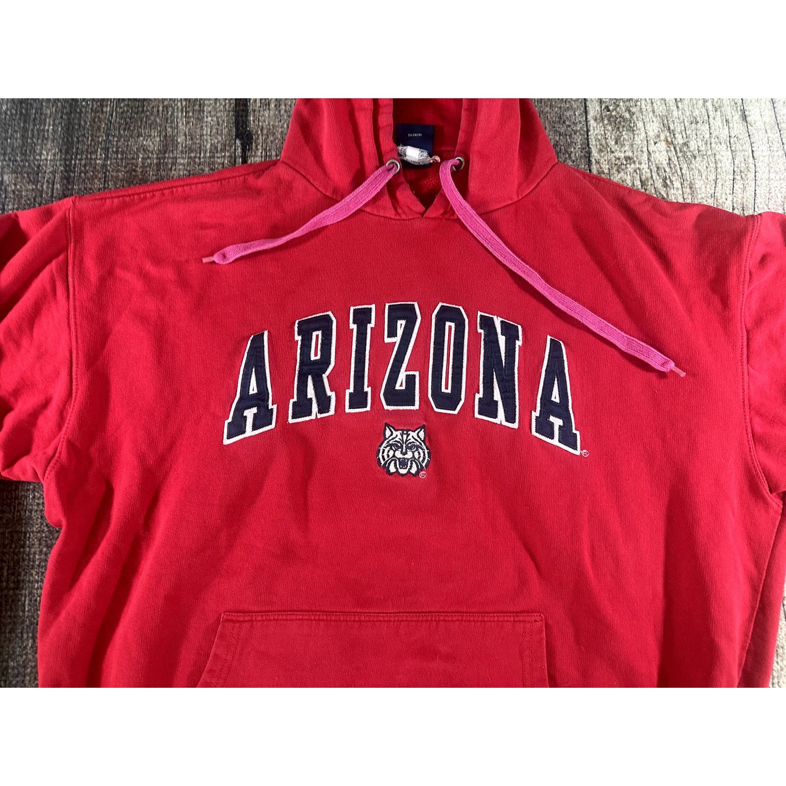 Arizona Jean Co. Vintage Arizona Wildcats Hoodie Mens Lg Red Sweatshirt Size US L / EU 52-54 / 3 - 3 Thumbnail