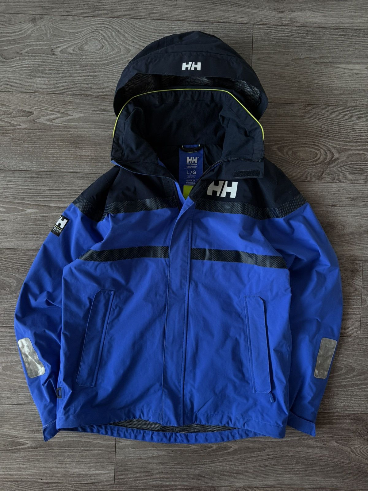 Helly Hansen ‼️Pro Helly Hansen Waterproof Kill Cord ,Cuffs Tech Jacket‼️ Size US L / EU 52-54 / 3 - 10 Thumbnail
