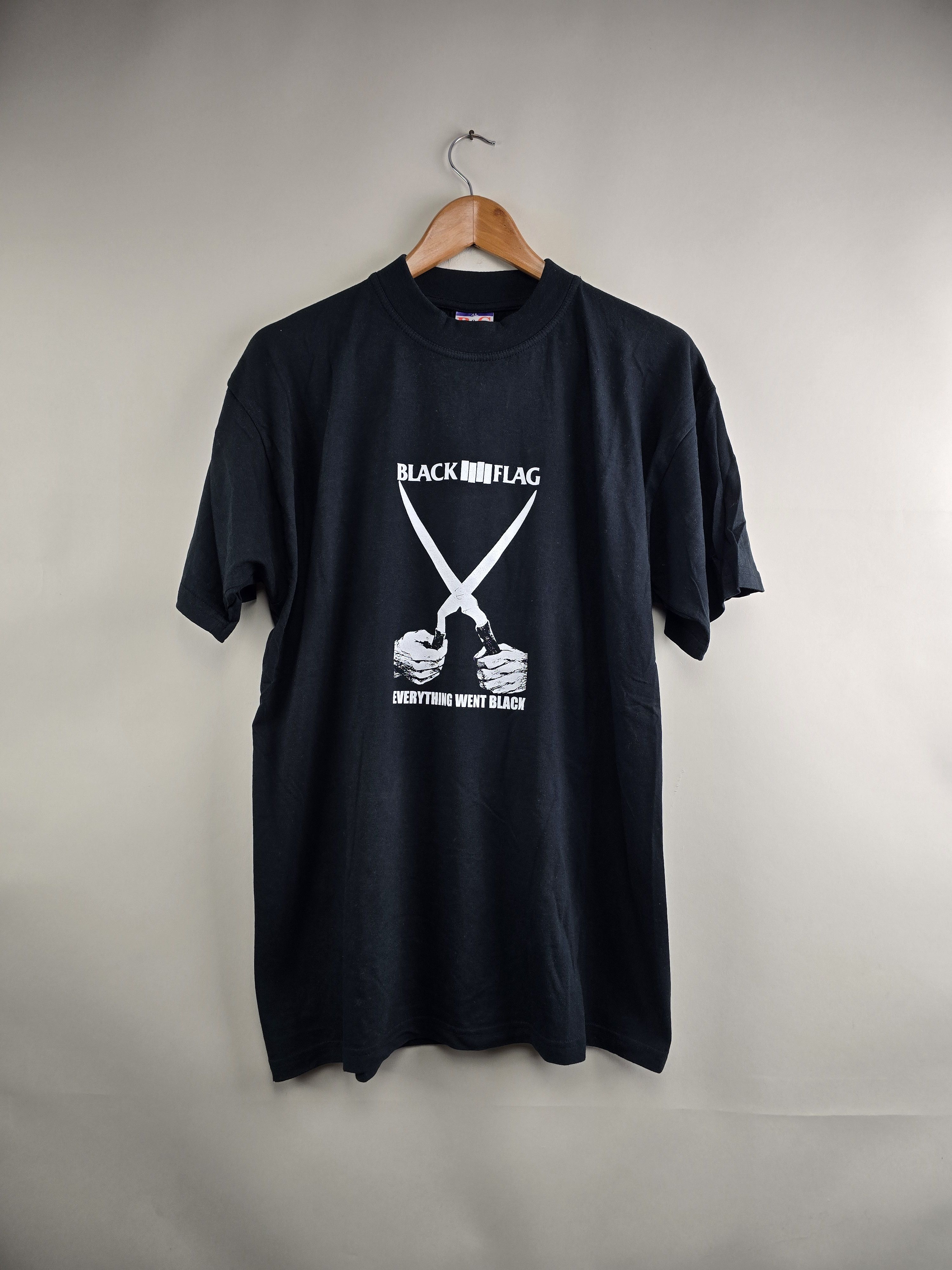 Band Tees × Vintage 90s Black Flag Everything went black PUNK XL 23" 30" Size US XL / EU 56 / 4 - 5 Thumbnail