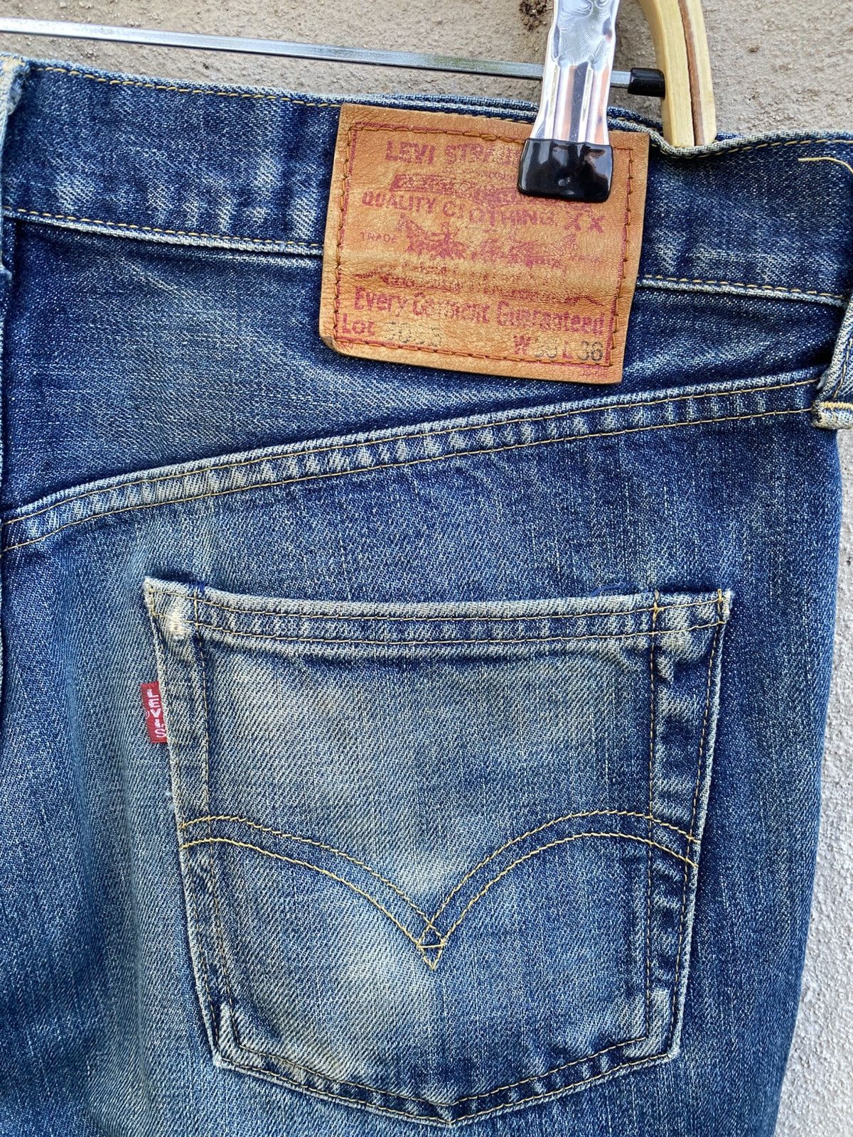 Levi's × Levi's Vintage Clothing × Vintage W36x26.5 vintage levi's 503B redline japan Size US 36 / EU 52 - 3 Thumbnail