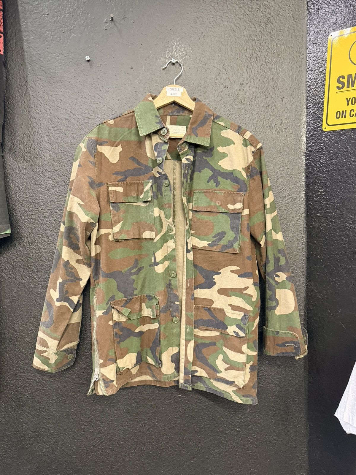 Fear of God FOG camo Button up shirt Size US S / EU 44-46 / 1 - 1 Thumbnail