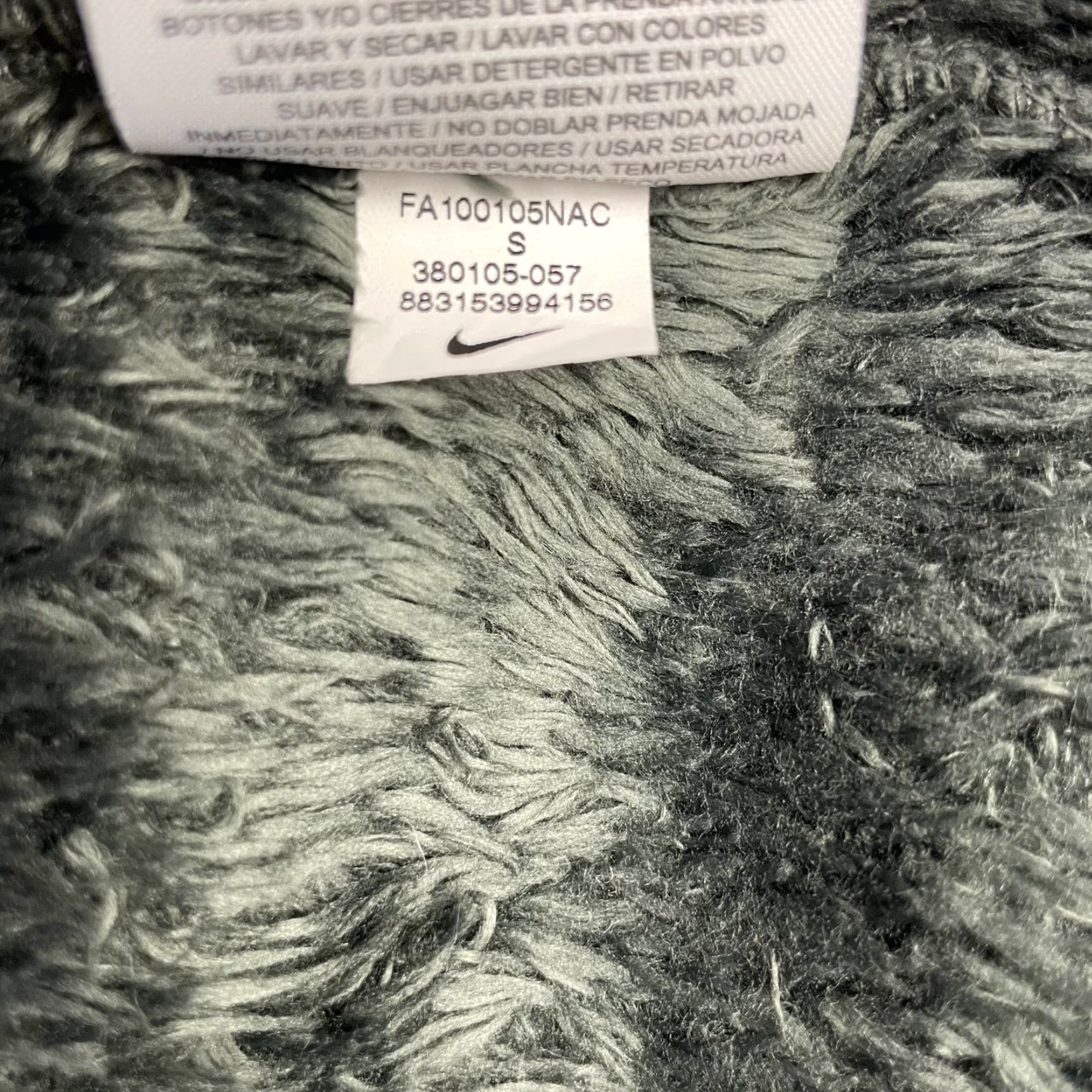 Nike VTG Nike ACG Women's Deep Pile Sherpa Full Zip Jacket Gray/Beige SMALL Size S / US 4 / IT 40 - 6 Thumbnail