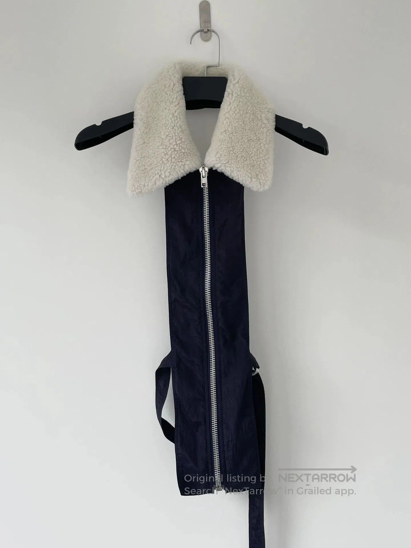 Helmut Lang Black Faux Fur Collar Zip. Size US S / EU 44-46 / 1 - 6 Thumbnail