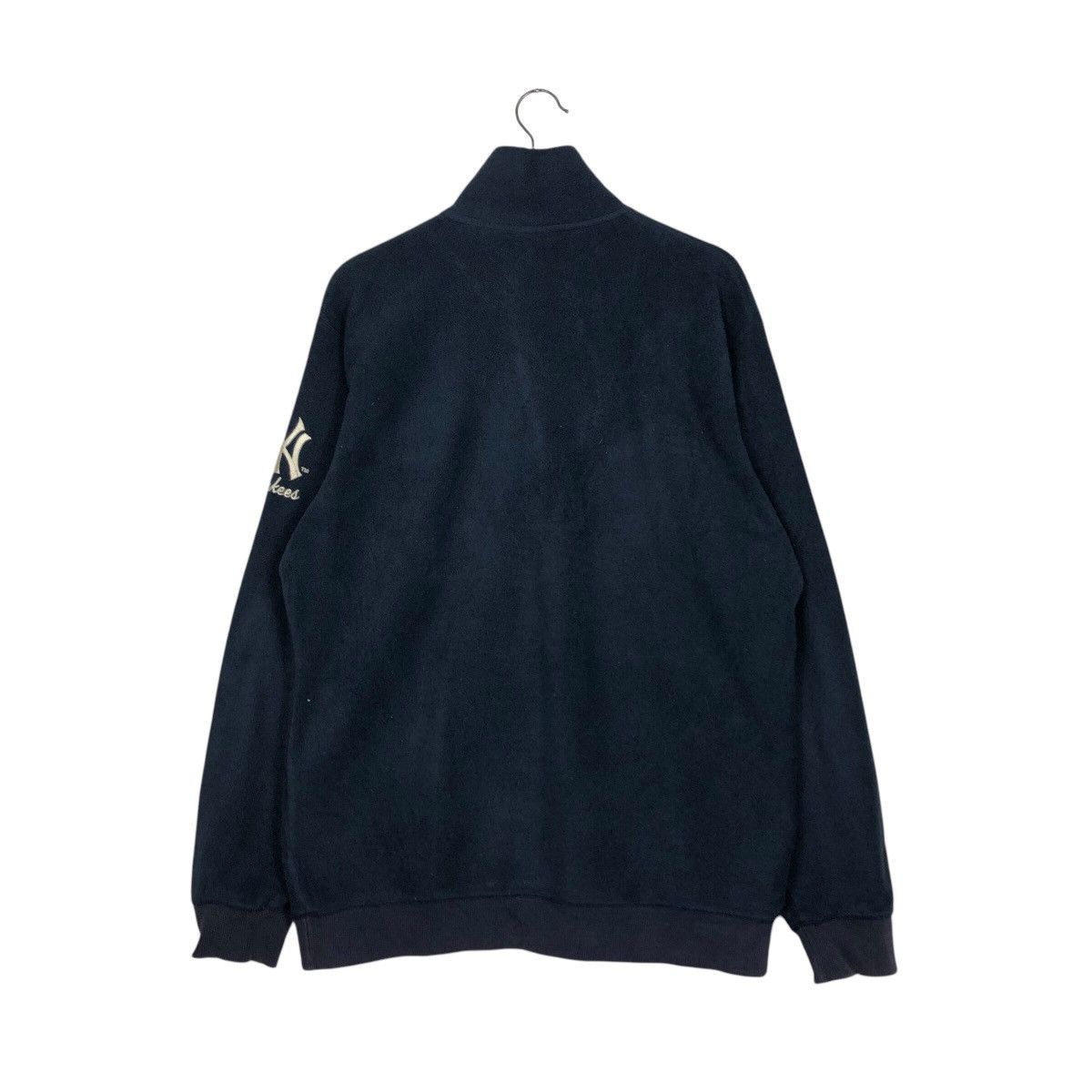 MLB × New York Yankees × Uniqlo 📌Vintage Fleece Half Zipper Jacket Mlb New York Yankees Size US L / EU 52-54 / 3 - 9 Thumbnail