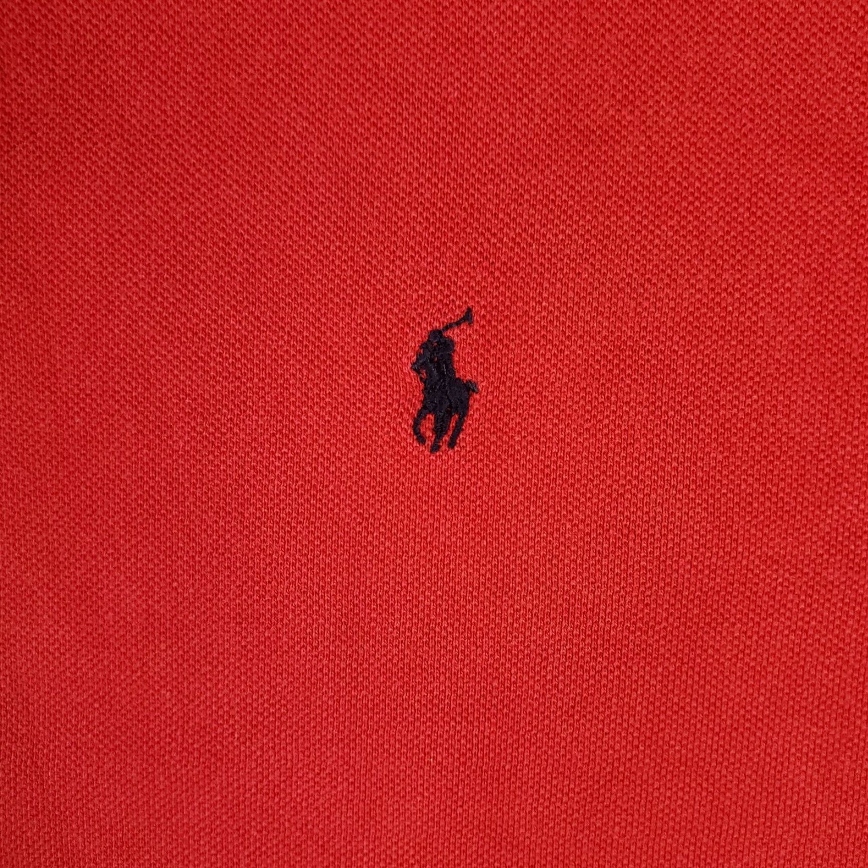 Ralph Lauren Ralph Lauren Polo Shirt Mens XL Red Pony Short Sleeve Cotton Casual Button-Front Size US XL / EU 56 / 4 - 2 Thumbnail