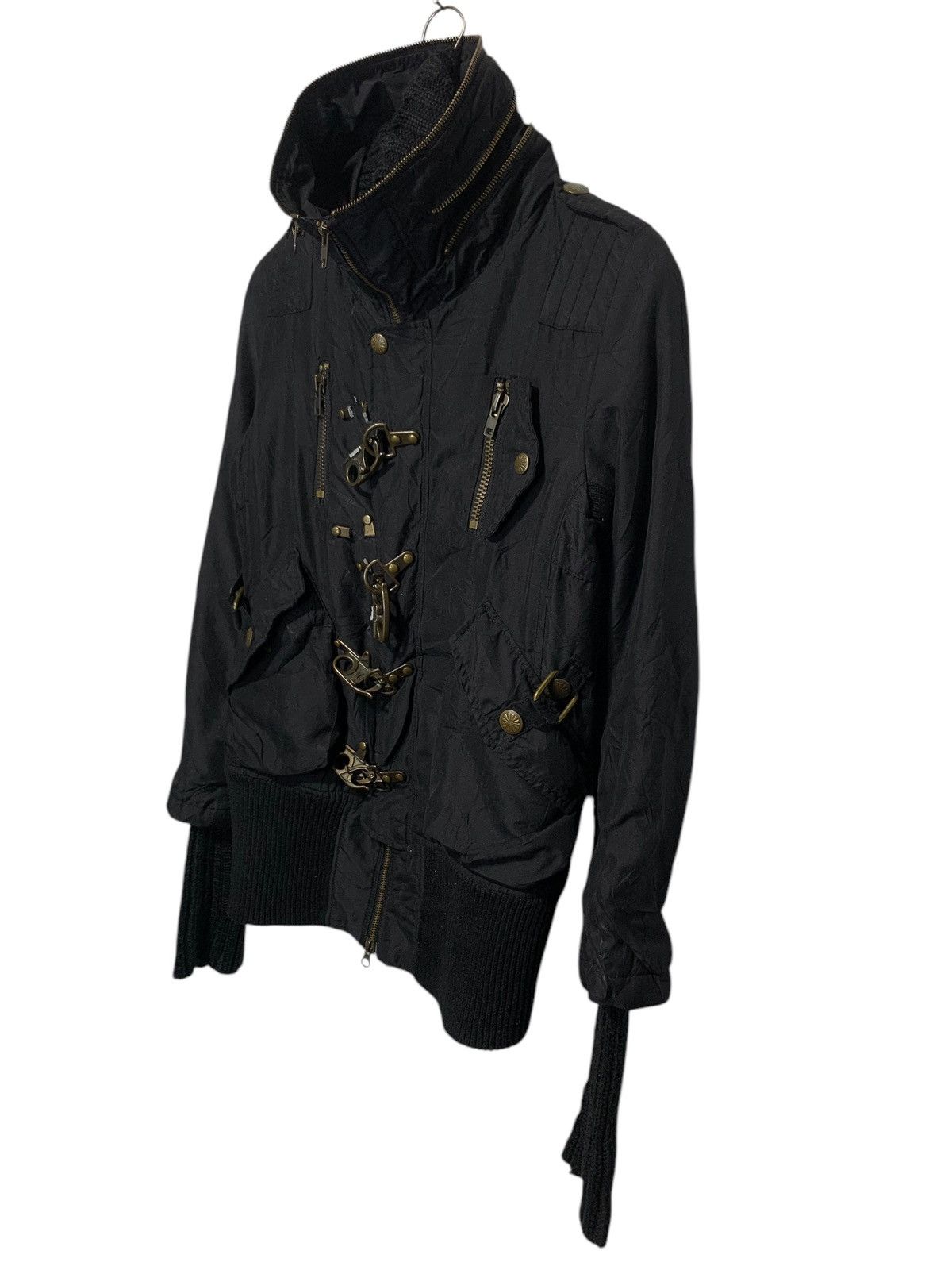 20471120 2000s SLY - VKEI STYLE GOTHIC PUNK CARGO DOUBLE LAYER JACKET Size US M / EU 48-50 / 2 - 7 Thumbnail