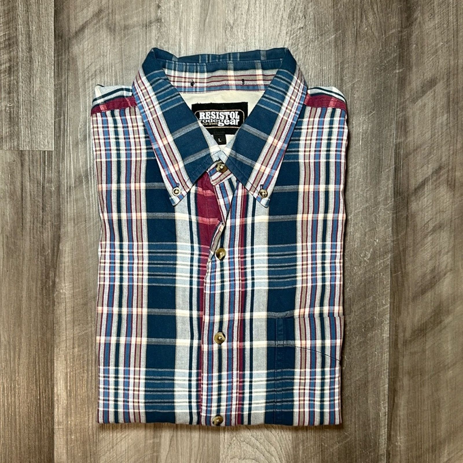 Other Resistol Rodeo Gear Long Sleeve Button Down - Large Size US L / EU 52-54 / 3 - 1 Thumbnail