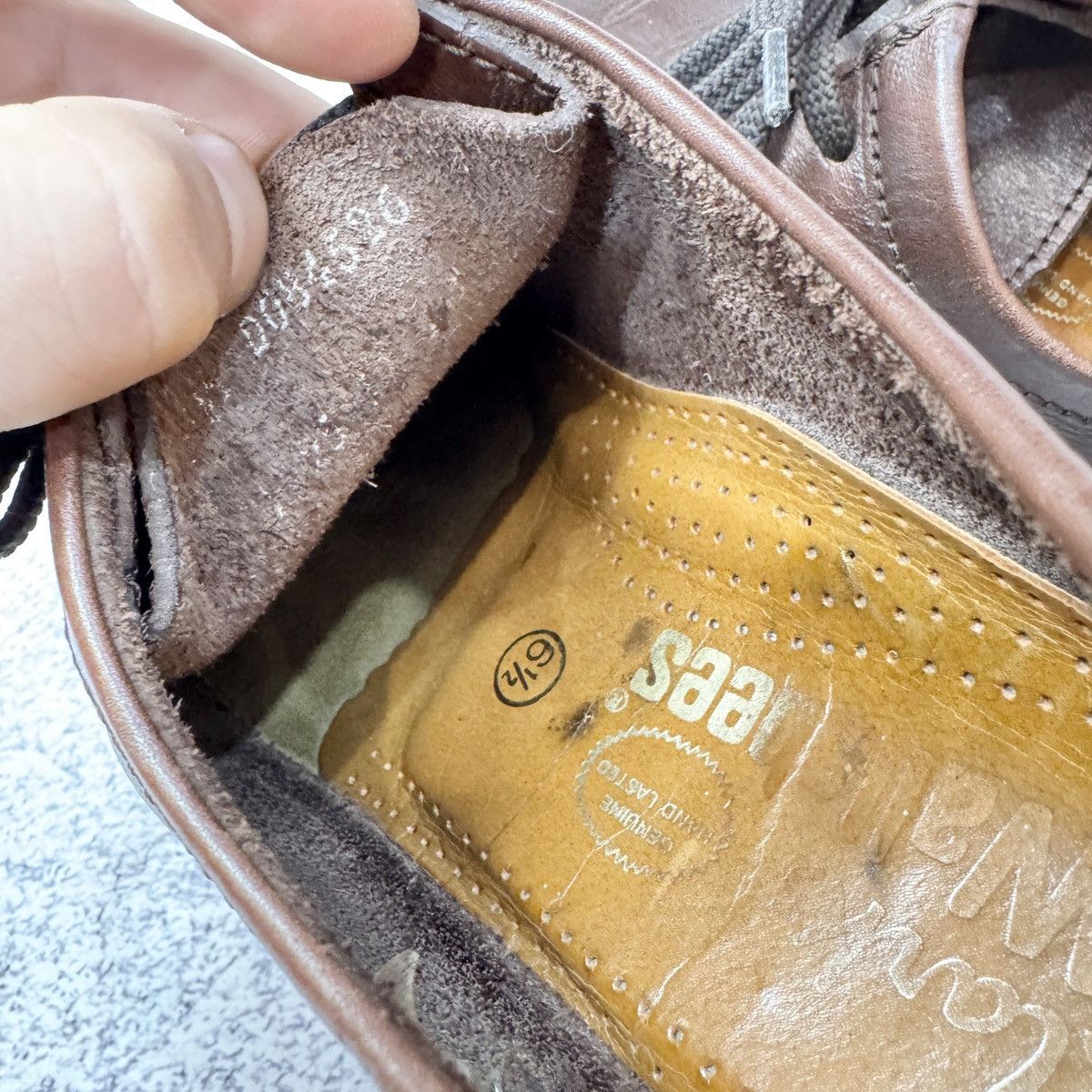 Clarks × Vintage Clarks Wallabees Brown Leather US7.5 UK6.5 EU40.5 25.5cm Size US 7.5 / EU 40-41 - 14 Thumbnail