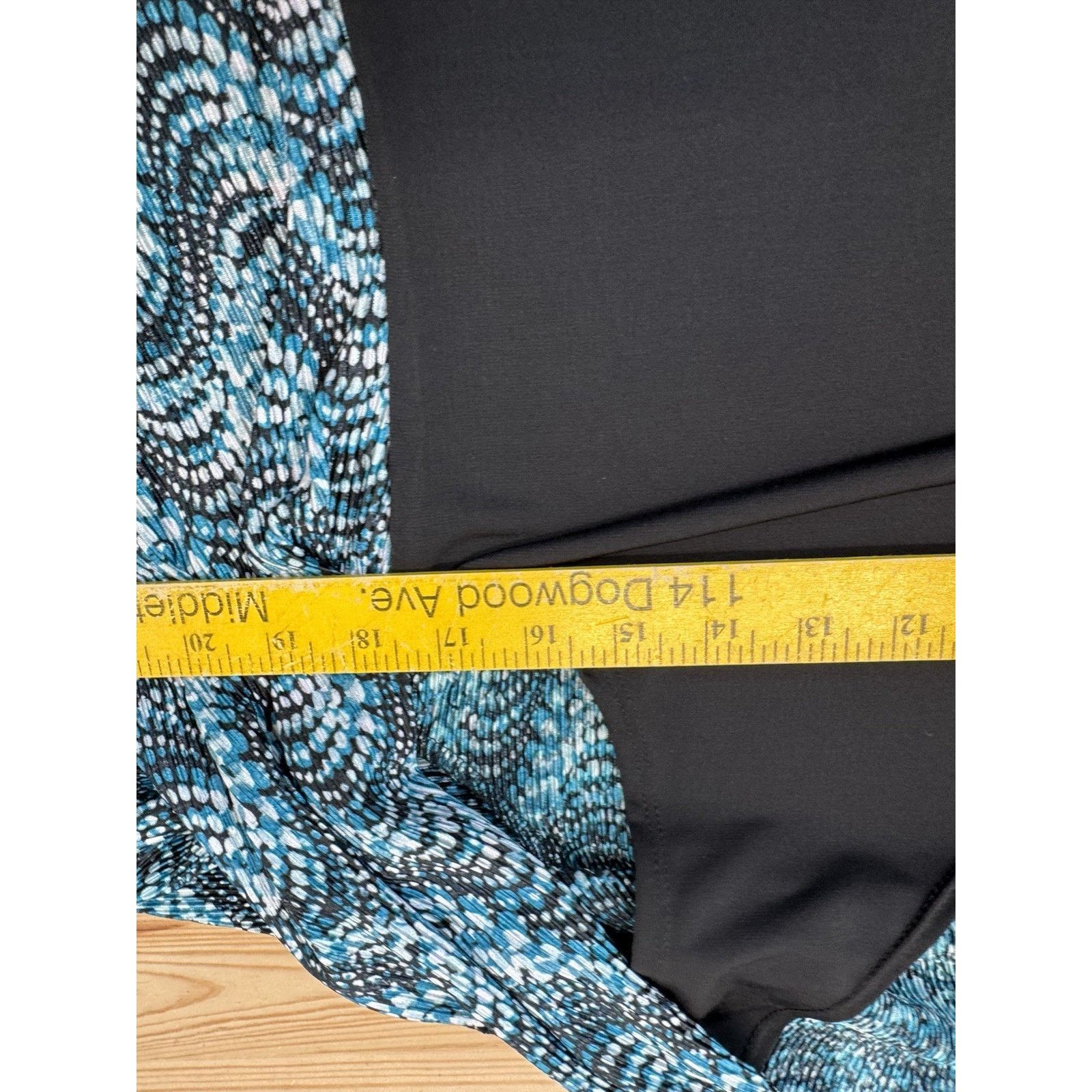 Other Notations Shirt Women’s Petite S Cardigan Tank Teal Black Size S / US 4 / IT 40 - 6 Thumbnail