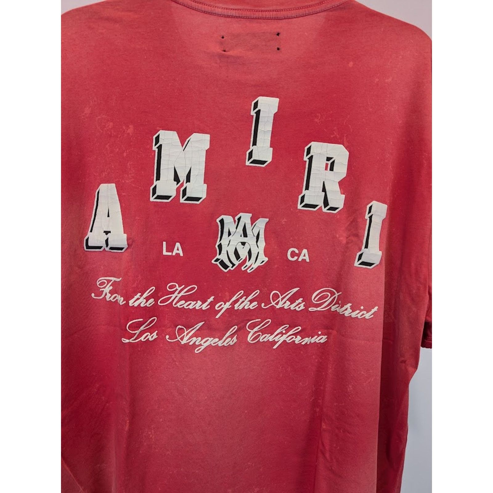 Amiri o1rshd1 Vintage Collegiate Tee T-Shirt in Red Size US XL / EU 56 / 4 - 15 Thumbnail