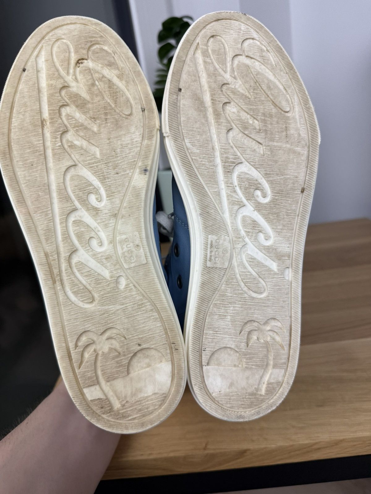 Gucci Gucci high top sneakers shoes Size US 6 / IT 36 - 14 Thumbnail